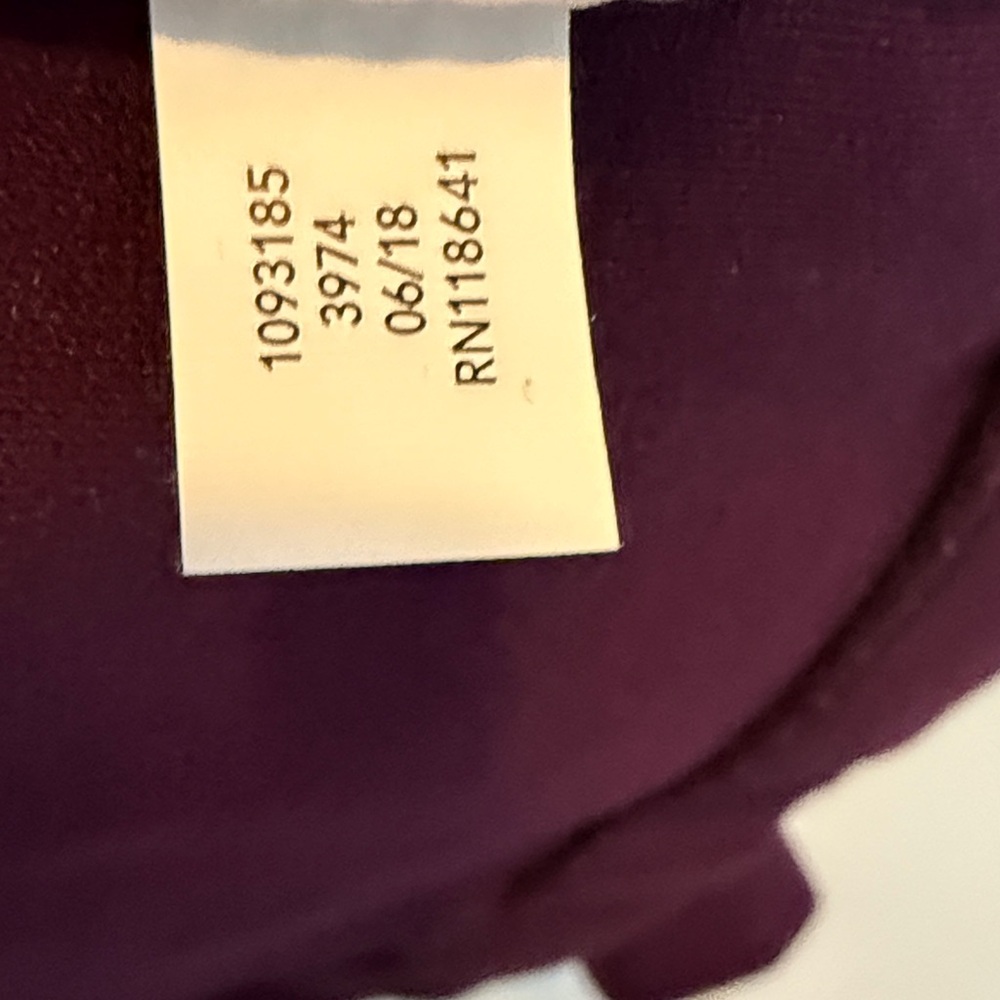 Lane Bryant Deep Purple Blazer with Gold Accents - Picture 3 of 6